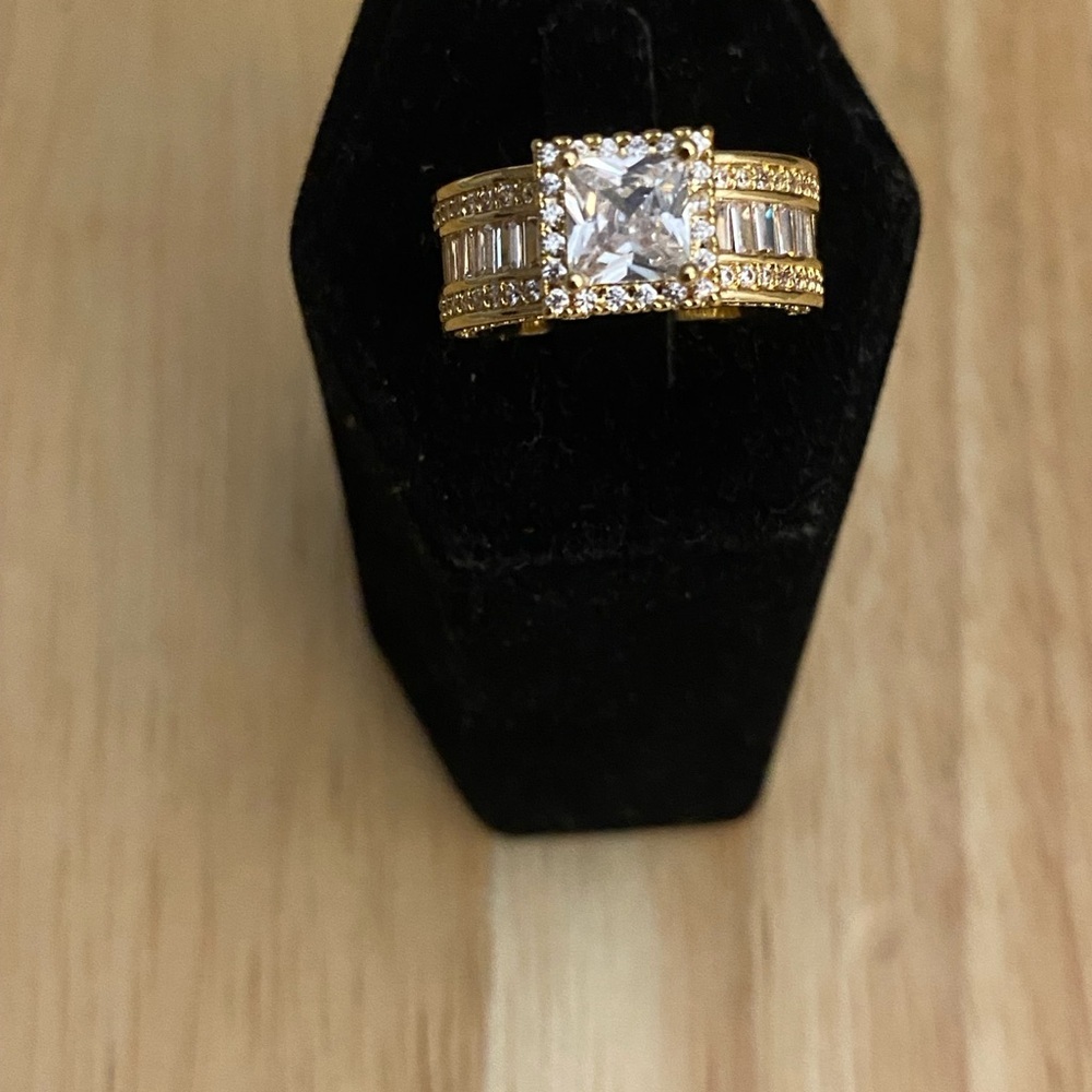 925/18K DAHLIA ROSEGOLD PROMISE RING SIZE 7 - Picture 5 of 10